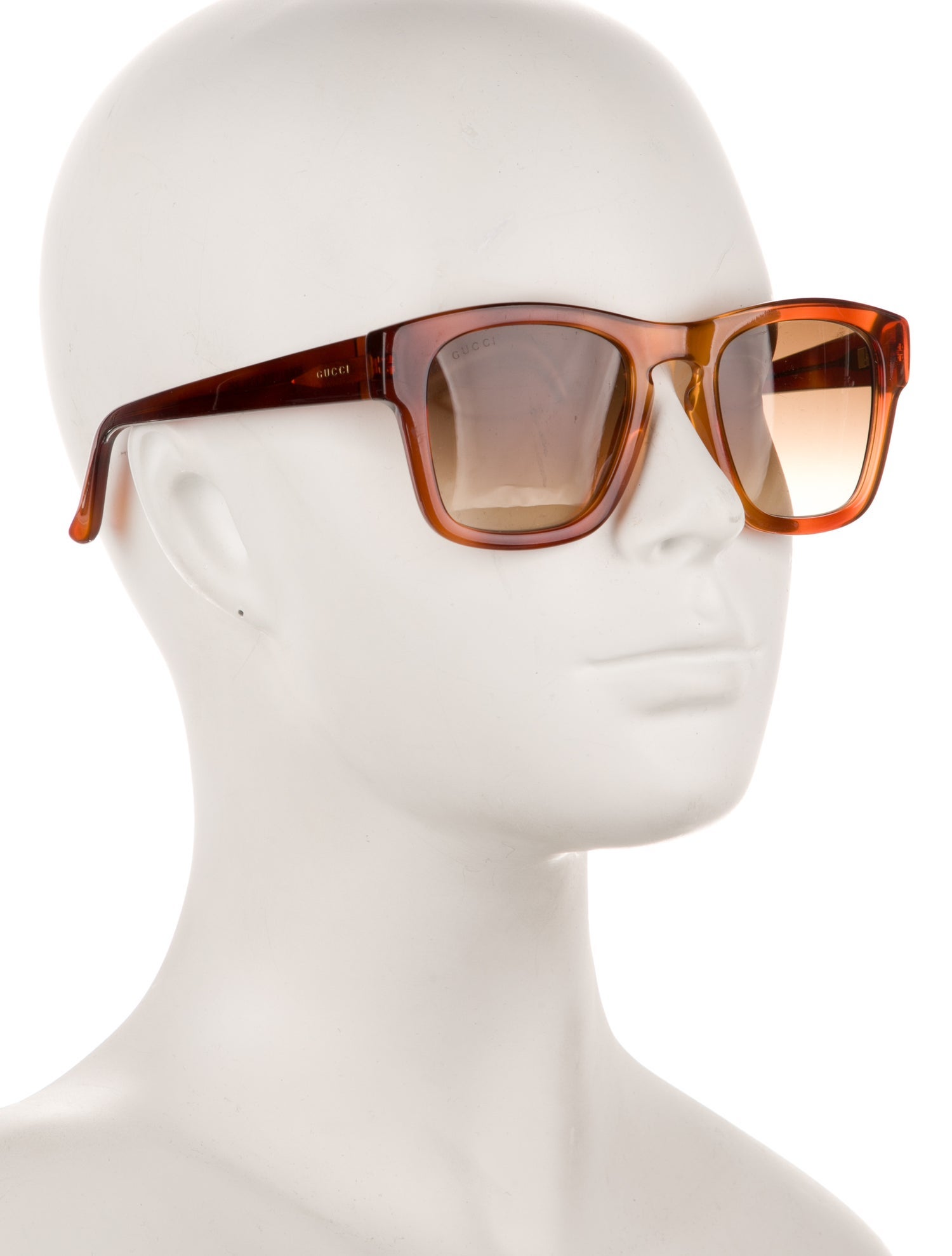 Gucci Interlocking G Logo Square Sunglasses